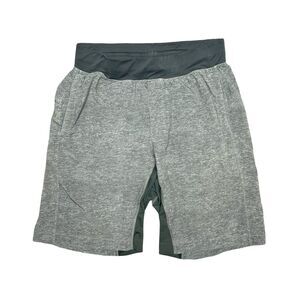 Lululemon  THE 9” Shorts Mens S Heather Gray Gym Stretch Performance Pickleball